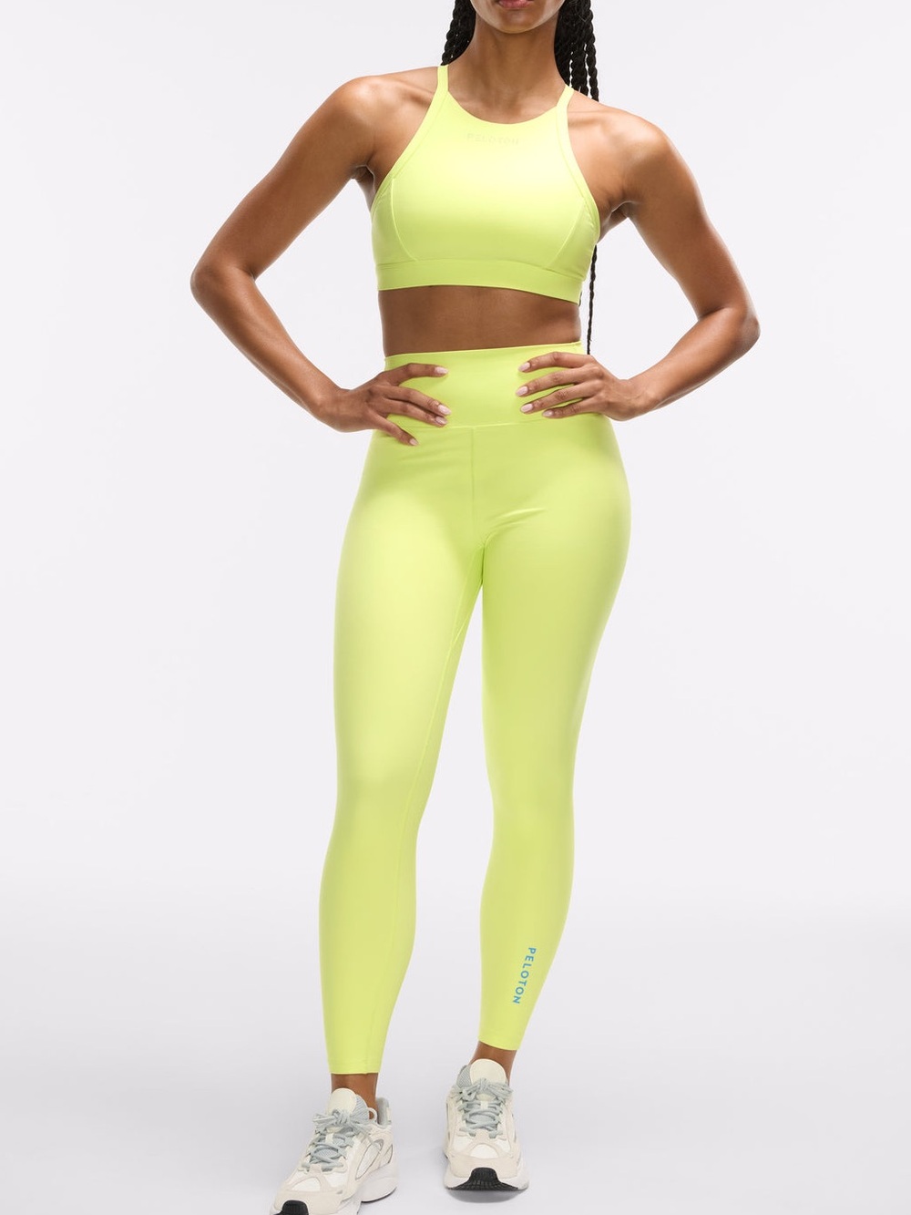 NWT Peloton Cadent Racer Front Bra and Cadent Ultra-High Rise Legging 25"